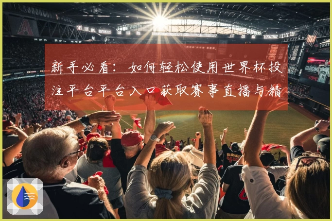 新手必看：如何轻松使用世界杯投注平台平台入口获取赛事直播与精彩功能