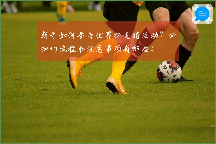 新手如何参与世界杯竞猜活动？必知的流程和注意事项有哪些？