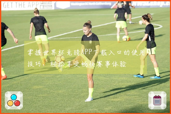 掌握世界杯竞猜APP下载入口的使用技巧，轻松享受畅快赛事体验